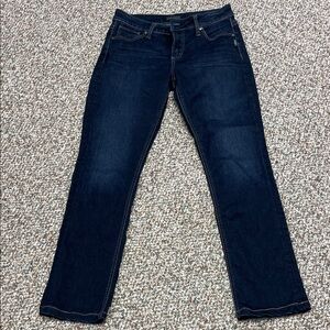 Silver Jeans Straight Leg Dark Blue Denim